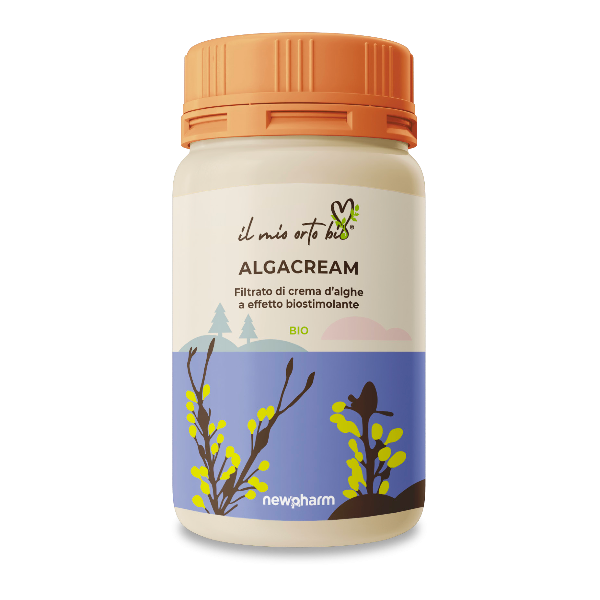 Biostimolante naturale alle alghe per piante Algacream Newpharm