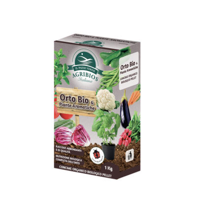 ORTO BIO & PIANTE AROMATICHE è un concime organo minerale biologico