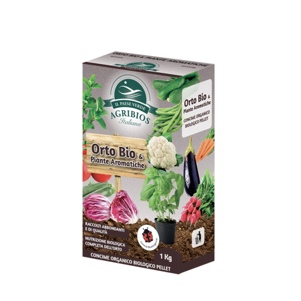 Orto bio e piante aromatiche concime Il Paese Verde