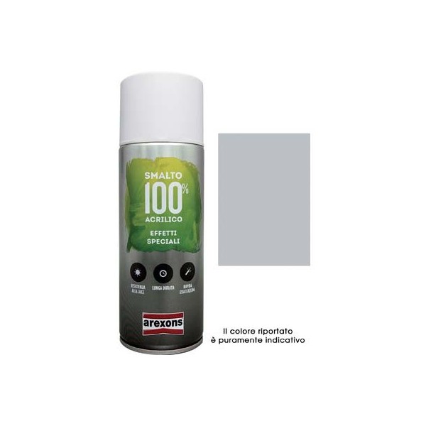 Smalto spray 100% acrilico metallizzante Arexons