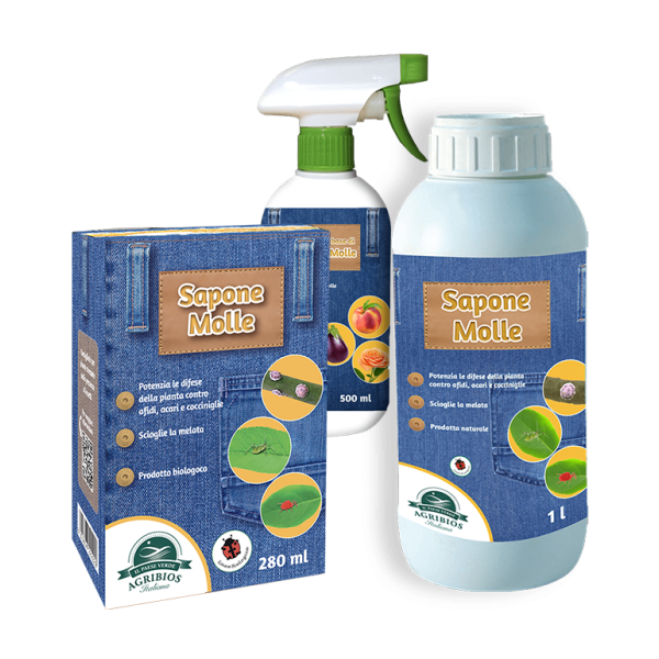 Sapone molle potassico per difesa naturale delle piante Il Paese Verde