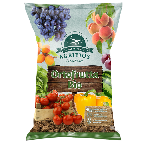 Ortofrutta bio-Concime organo minerale NPK 4 kg Il Paese Verde