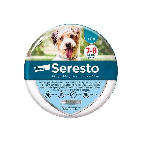 Collare Antiparassitario per cani seresto Elanco