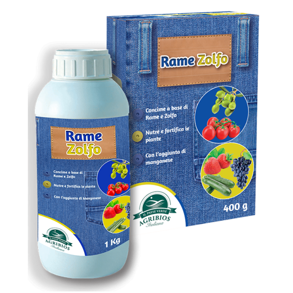 Concime rame e zolfo per orto e piante Il Paese Verde