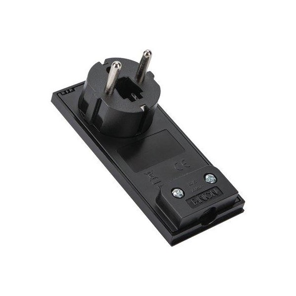 Spina mobile ribassata schuko clock Fme