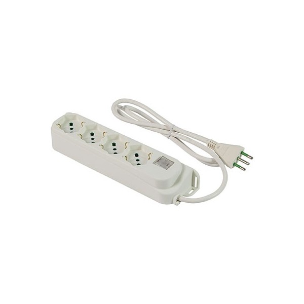 Multipresa bipasso schuko + termico retail Fme