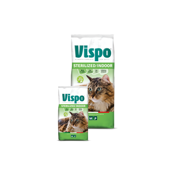 Crocchette per gatti sterilizzati Vispo 1,5 kg Petrini