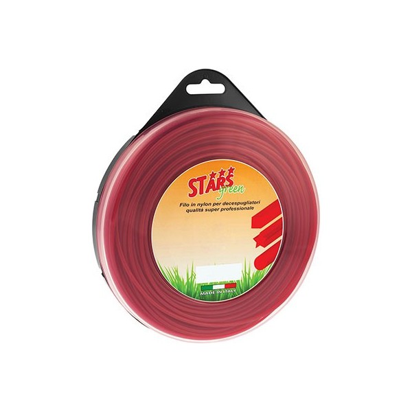 Filo x decespugliatore quadro corallo mm 4,0  Stars