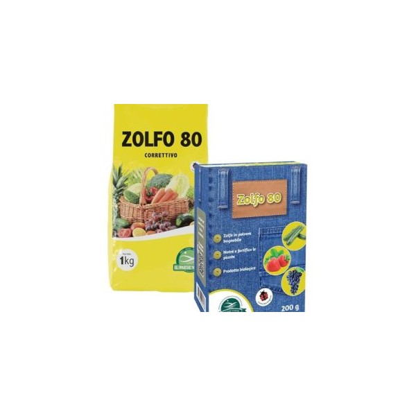 Zolfo 80 per orto e piante consentito in agricoltura biologica Il Paese Verde
