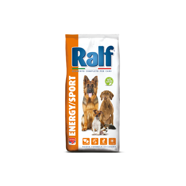 Crocchette per cani Ralf Energy/Sport 20 kg Petrini