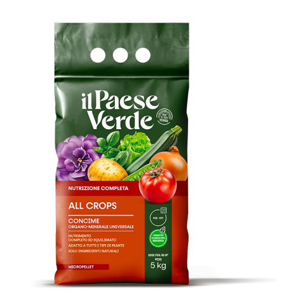 Concime universale per orto e giardino All Crops Il Paese Verde