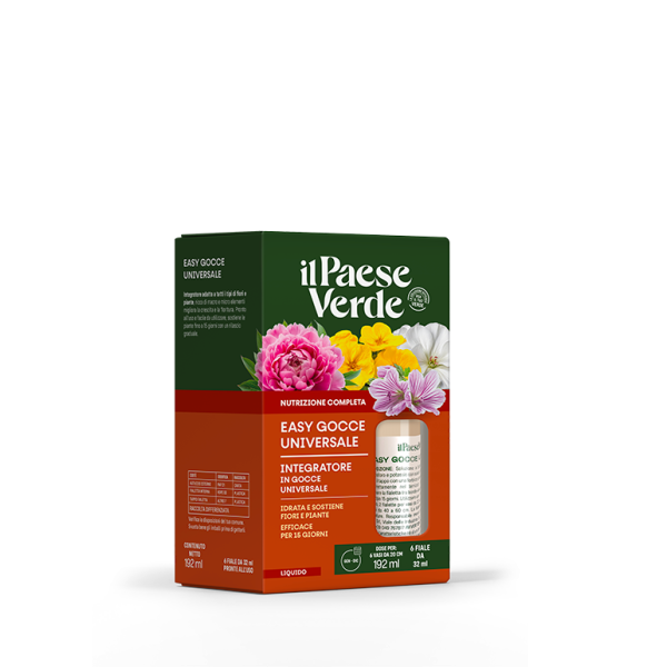 Fertilizzante universale in gocce per piante da interno e balcone Il Paese Verde