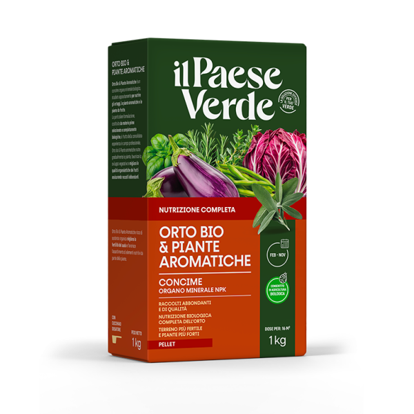 Concime bio per orto e piante aromatiche orto bio & piante aromatiche Il Paese Verde
