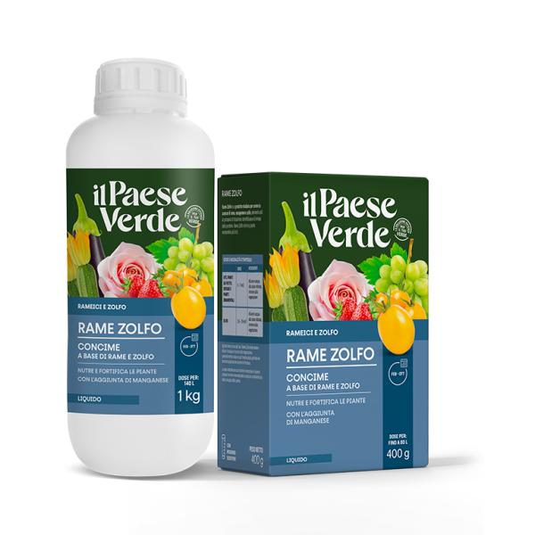 Concime rame zolfo per orto e piante Il Paese Verde