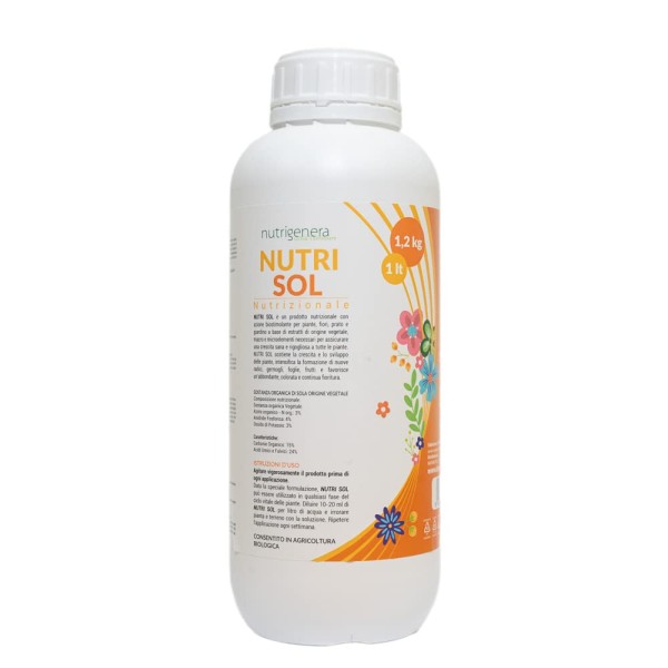 Biostimolante bio con acidi umici e fulvici per piante Nutrisol MSbiotech