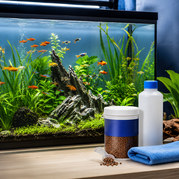 Prodotti per acquariologia, acquari e cura dei pesci