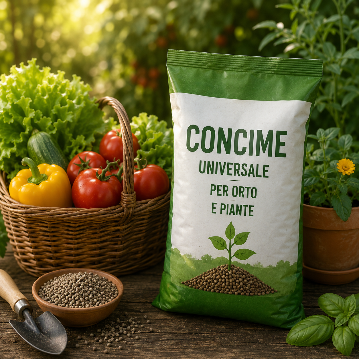Concimi per orto giardino e piante