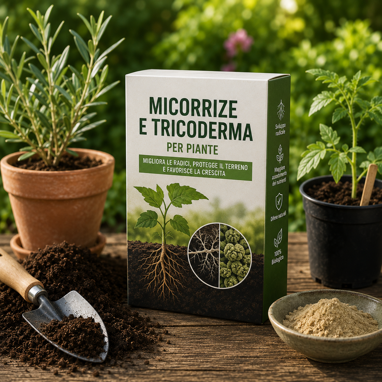 Micorrize e tricoderma per piante